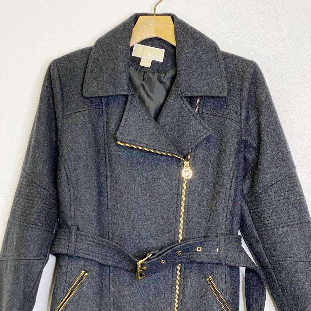 Michael Kors Women’s Trench Coat Size M - Picture 2 of 7